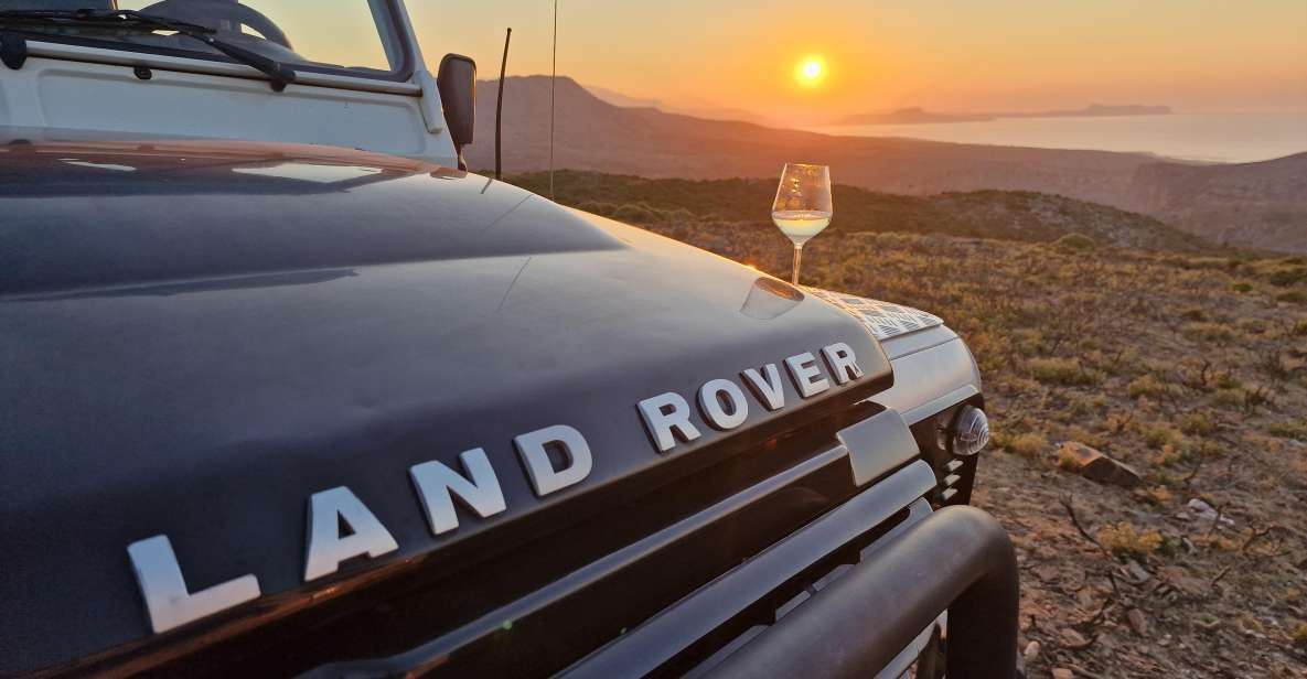 Rethymo: Landrover Safari Sunset Tour With Lunch and Drink - Group Size Limitations