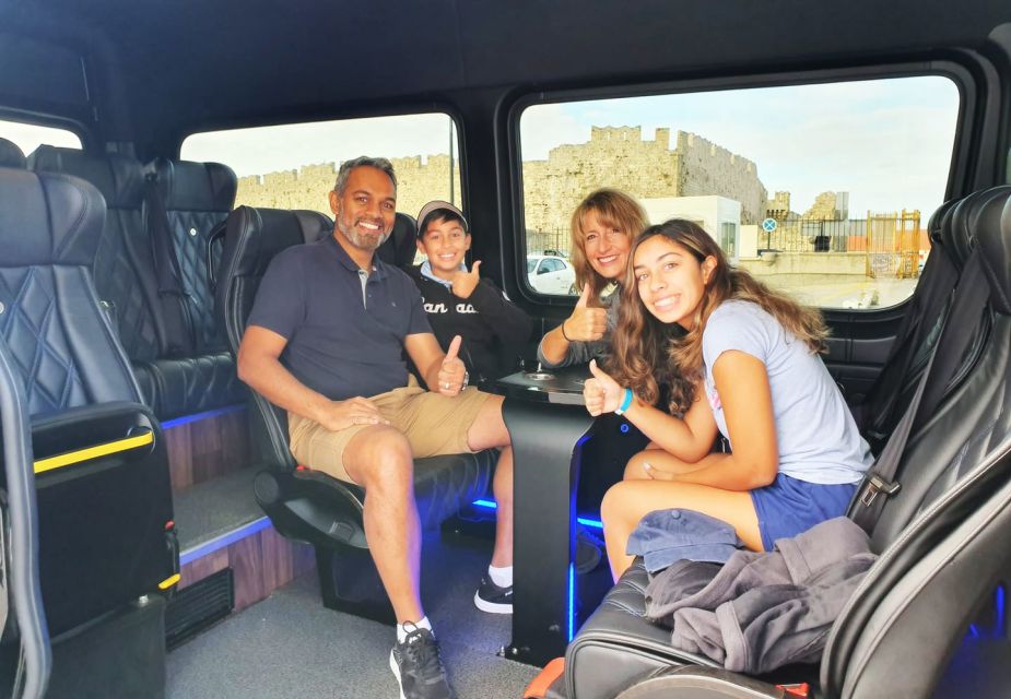 Rhodes Town and Lindos: Private Minibus Tour - Customer Reviews and Ratings