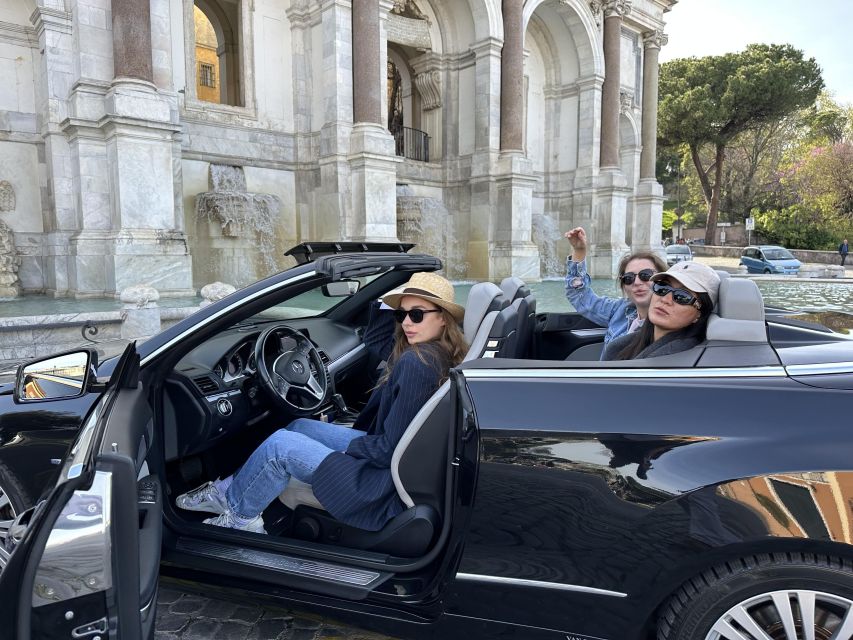 Rome: the Tour of Rome on Convertible. Top 100 Views - Description