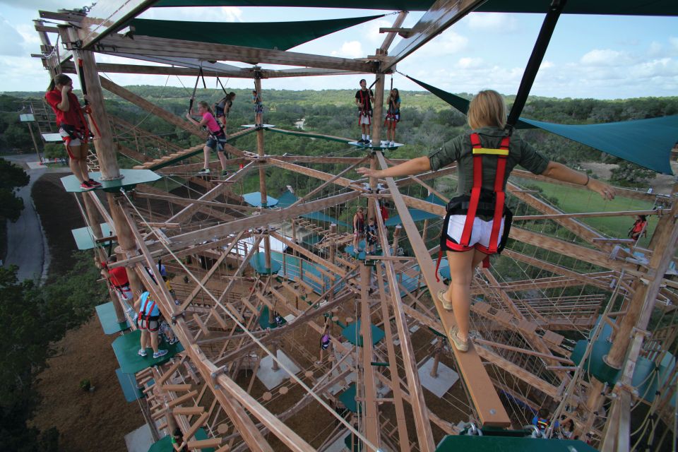 San Antonio: Twisted Trails Zip Rails, Ropes & Climbing Wall - Important Information for Participants