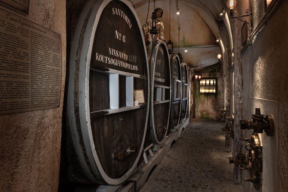 Santorini Visit Cave Wine Museum and Wine Tasting - Museum Highlights