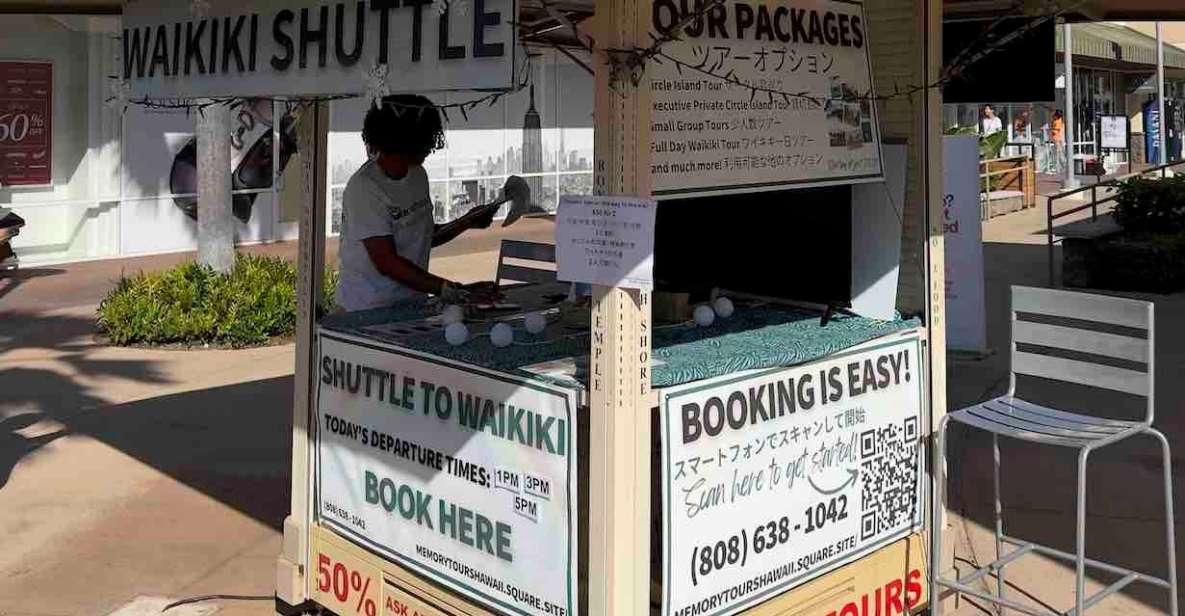 Shuttle to Premium Discount Shopping on Oahu - Full Description