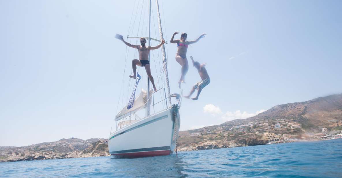 South Crete: Sailing Full Day Trip With Lunch - Inclusions