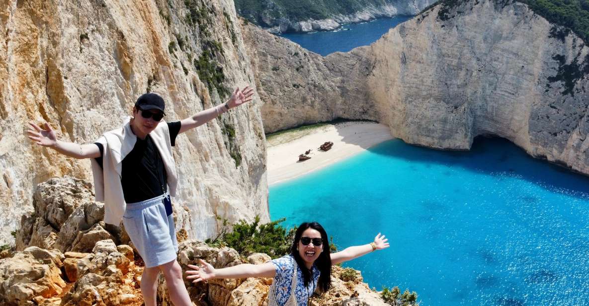 VIP Zakynthos Tour & Boat Cruise to Shipwreck & Blue Caves - Lunch and Local Exploration