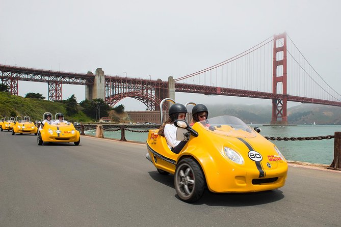 3HR Golden Gate Bridge and Golden Gate Park GoCar Tour - Speed and Navigation