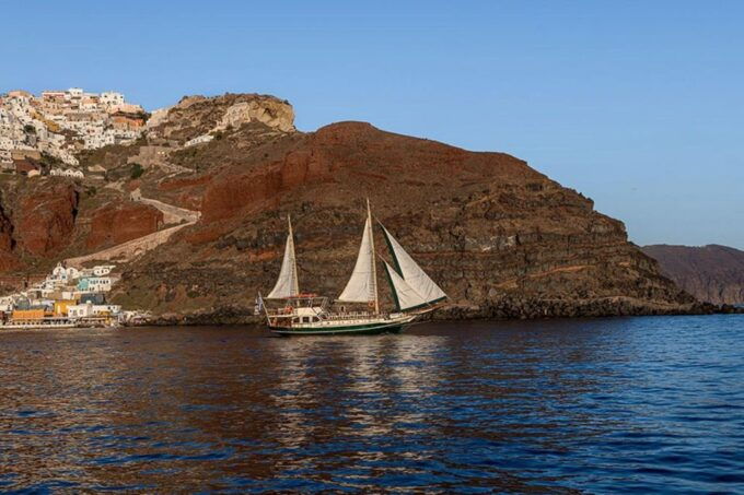 Adonis Luxury Schooner Daytime Cruise - Highlights: Swimming, Thirassia Island, Lunch