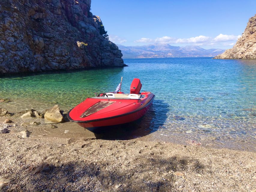 Agios Nikolaos: Mirabello Bay Speedboat Tour With Snorkeling - Description