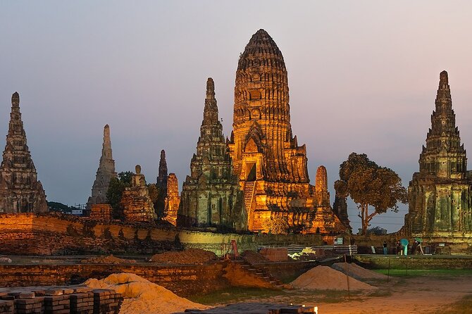 Ayutthaya 4 Hr Private Tour Sunset Boat Ride With Famous Temples - Visit to Famous Temples