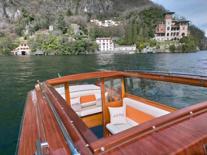 Boat Tour From Menaggio by Classic Venetian Limousine - Itinerary Highlights