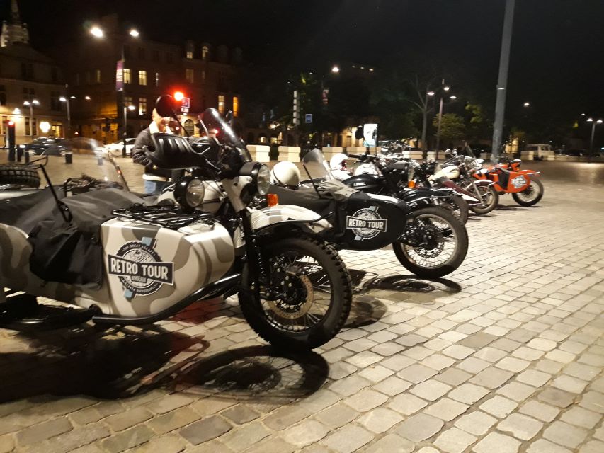 Bordeaux: Nighttime Sidecar Tour With Wine Tasting - Unique Nighttime Sidecar Tour