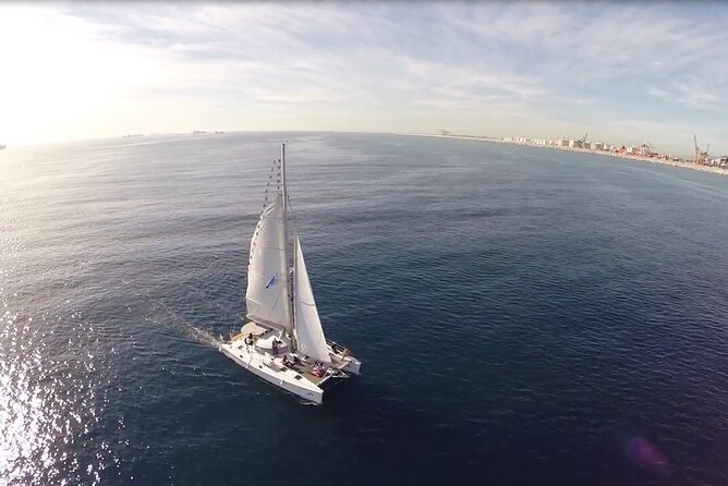 Catamaran Experience 21-23 Person From Port Olimpic Barcelona - Key Highlights