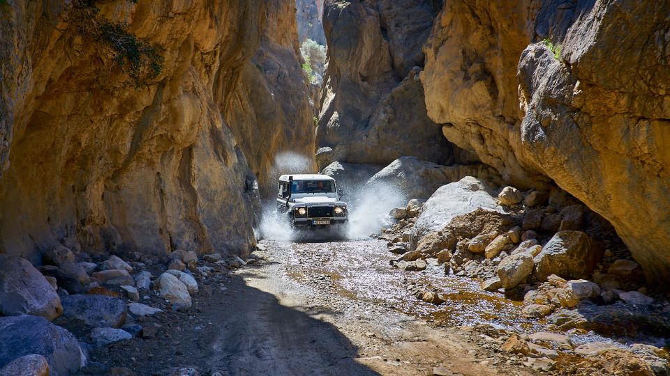 Crete: Land Rover Safari to Tripiti Gorge & Beach - Tour Highlights