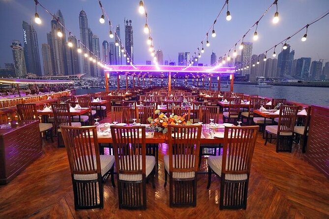 Dubai Marina: 2 Hours Dhow Dinner Cruise With Transfers - Entertainment Offerings