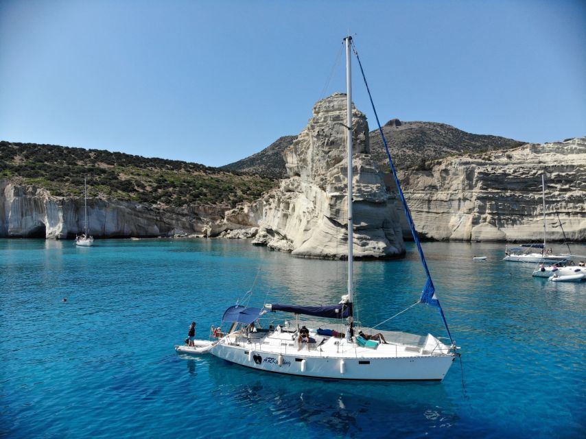 From Milos: Guided Day Cruise to Kleftiko With Lunch - Meeting Point and Logistics