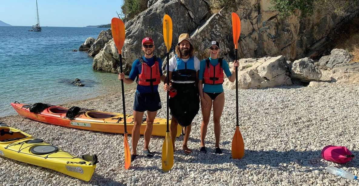4 lefkada agios ioannis papanikolis cave kayak tour Lefkada: Agios Ioannis & Papanikolis Cave Kayak Tour