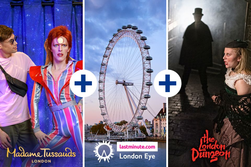 London: London Dungeon, London Eye, & Madame Tussauds Combo - Inclusions