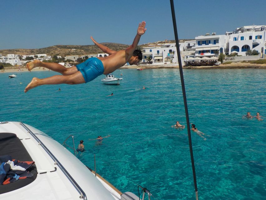 Naxos: Catamaran Cruise With Swim Stops, Food, and Drinks - Inclusions and Important Information