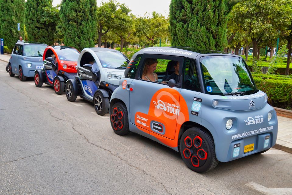 Nigth Tour in Malaga by Electriccar.Enjoy the Sunset - Inclusions and Meeting Point