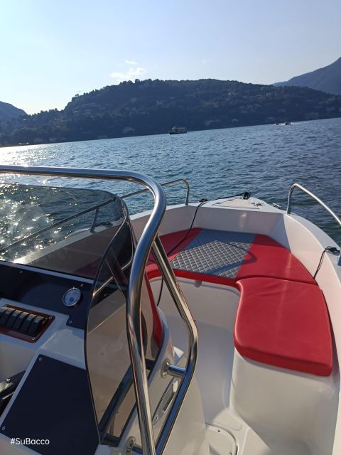 “OPEN Rent Boat” FOUR HOURS - 4h - Lake Como - Additional Notes