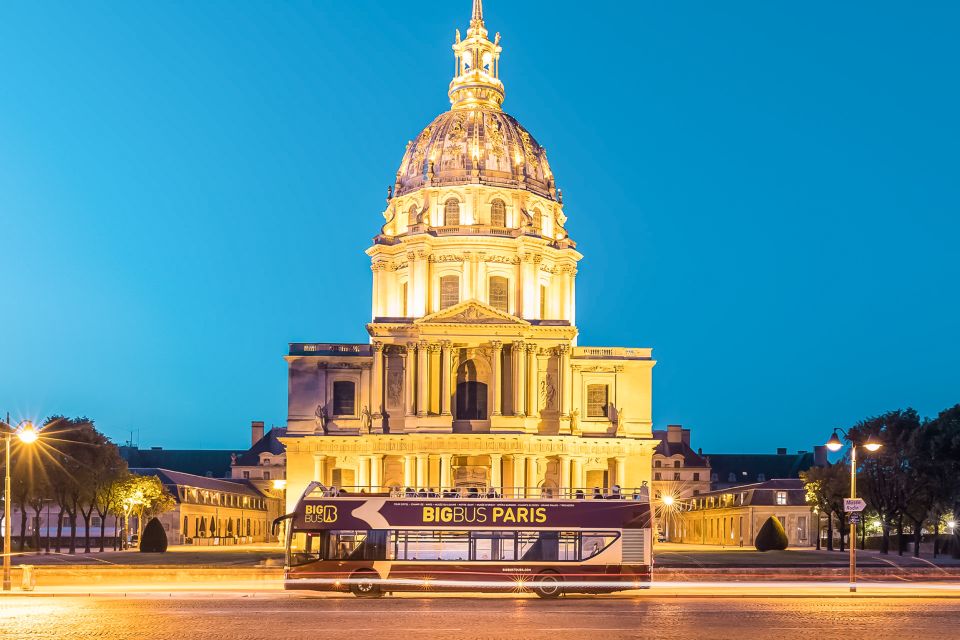 Paris: Sightseeing Night Tour by Open-Top Bus - Experience Description