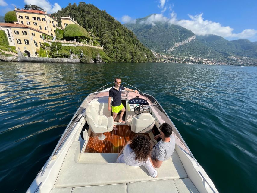 Private Luxury Boat Tour of Lake Como With Stops & Drinks - Additional Information