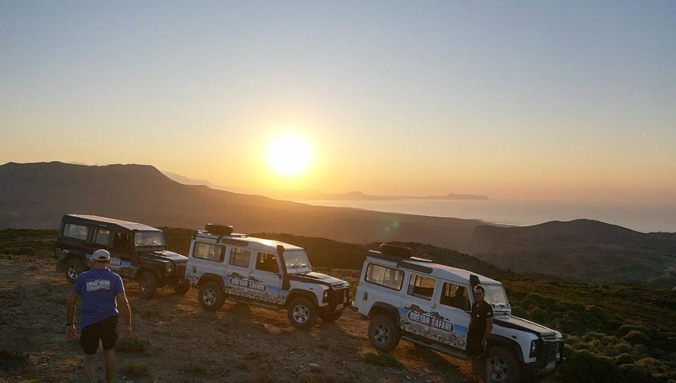 Rethymo: Landrover Safari Sunset Tour With Lunch and Drink - Tour Highlights