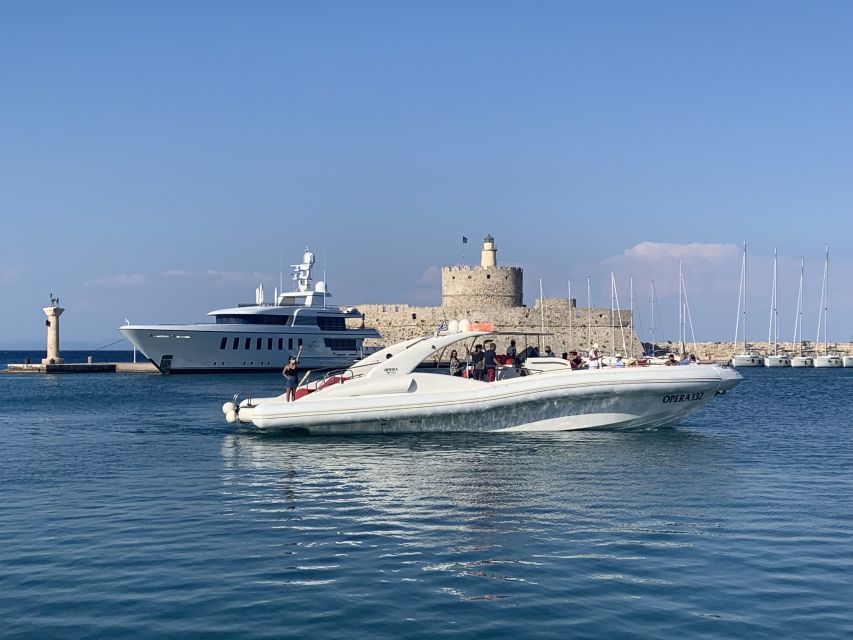 Rhodes: Beach Cruise With Swimming, Meal, & Unlimited Drinks - Meeting Point Information