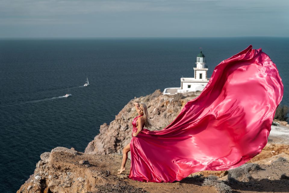 Santorini: Flying Dress Photoshoot Express Package - How It Works