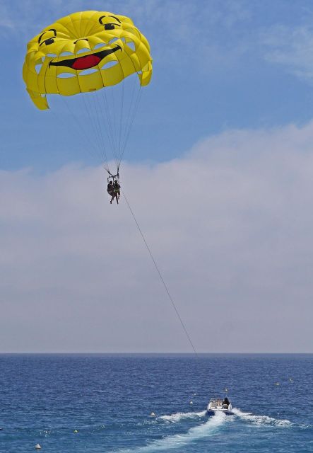 Santorini: Parasailing Flight Experience at Black Beach - Location and Cancellation Policy