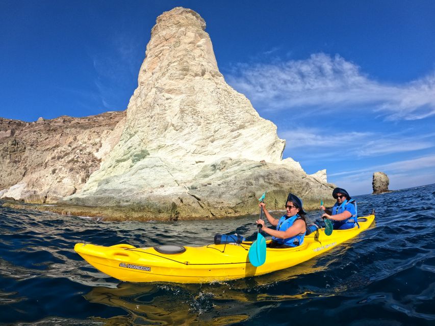 Santorini: Sea Caves Kayak Trip With Snorkeling and Picnic - Booking Details