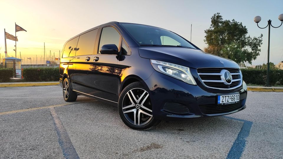 Athens: Mercedes V-Class Luxury Airport, Port, City Transfer - Additional Services Available