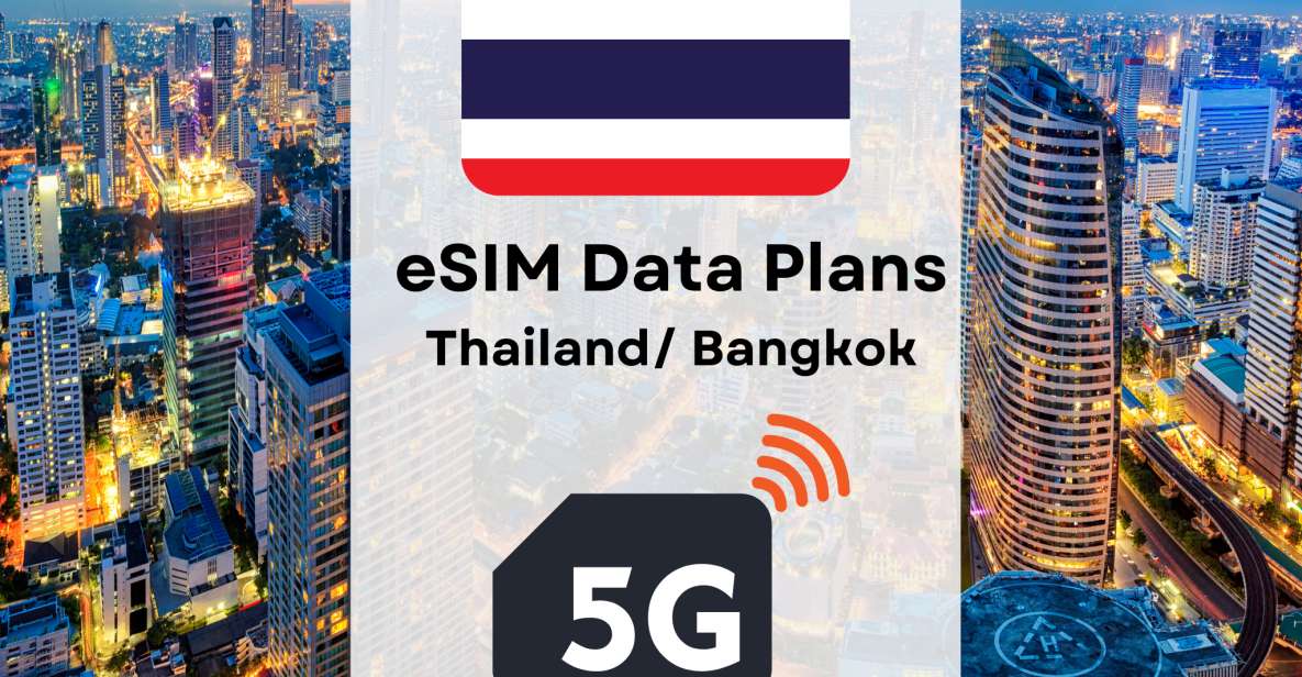 Bangkok: Esim Internet Data Plan for Thailand 4g/5g - Common questions