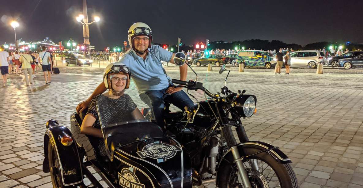 Bordeaux: Nighttime Sidecar Tour With Wine Tasting - Booking Details and Location