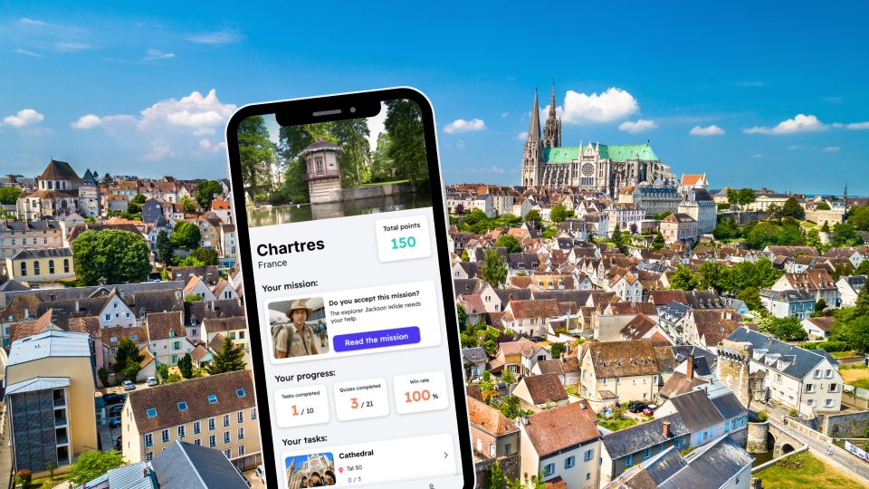 Chartres: City Exploration Game and Tour on Your Phone - Cancellation Policy