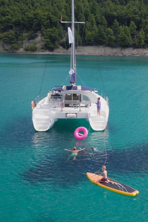 Corfu: Half Day Private Cruise on Lagoon Catamaran - Common questions