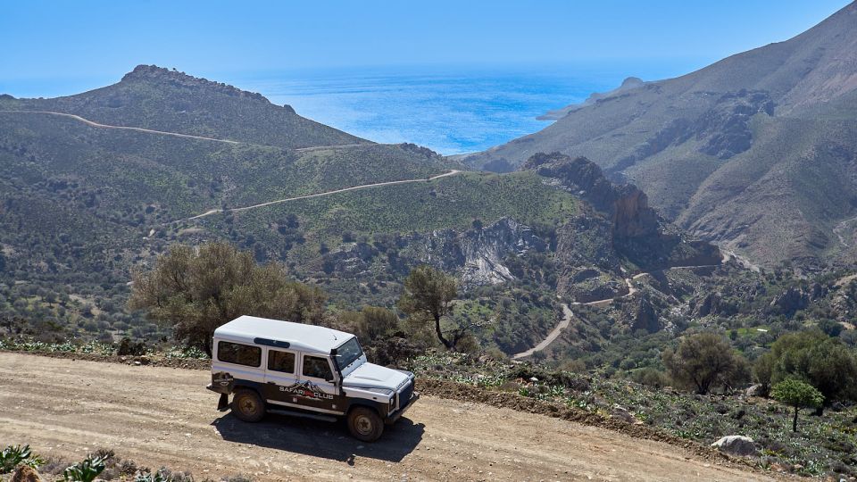 Crete: Land Rover Safari to Tripiti Gorge & Beach - Activity Description