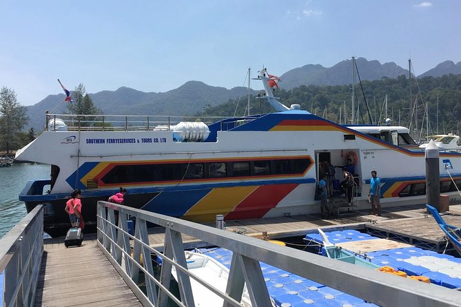 Koh Bulone to Langkawi by Satun Pakbara Speed Boat and Ferry - National Park Entrance Fee