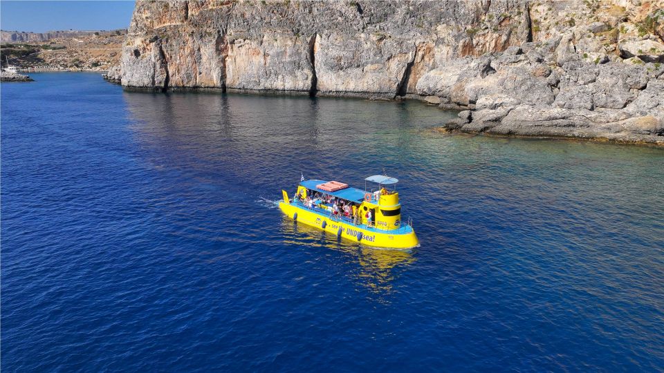 Lindos: Submarine Cruise With Swimming Stop at Navarone Bay - Booking Options