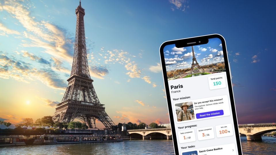 Paris: City Exploration Game and Tour on Your Phone - Reservation and Payment Process