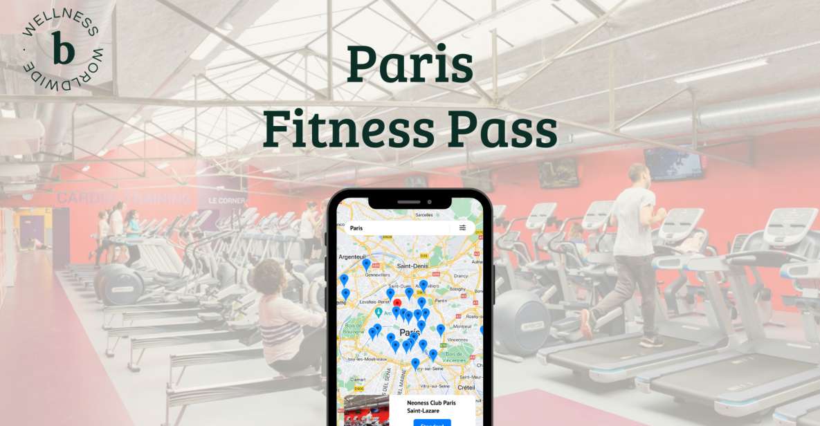 Paris: Fitness Pass With Access to Top Gyms - Inclusions