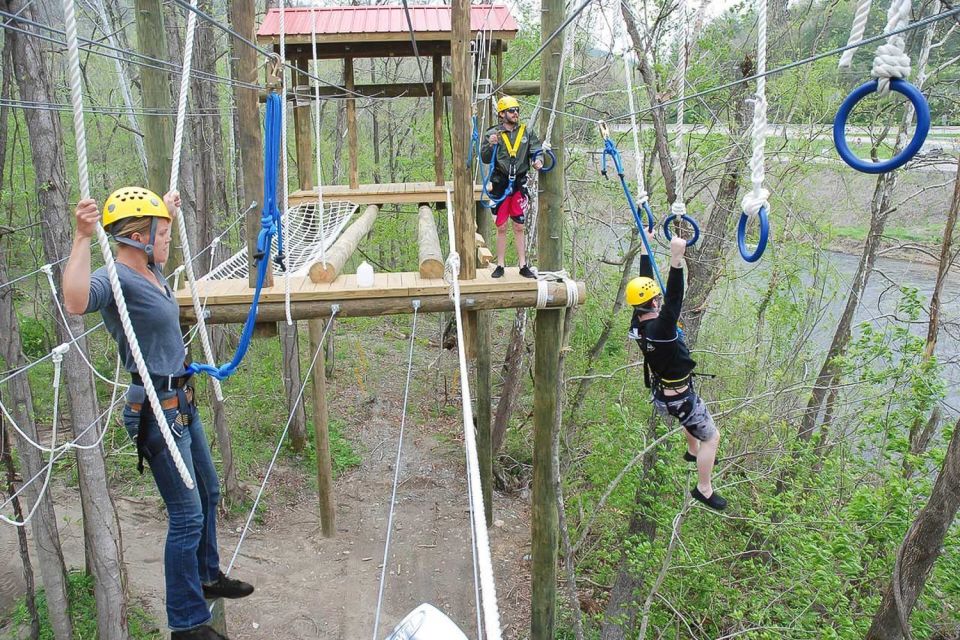 Pigeon Forge: Smoky Mountains Rope Obstacle Course Adventure - Common questions