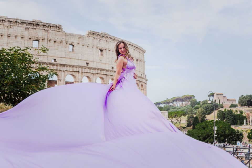 Rome: Flying Dress Professional Photoshoot - Booking Information