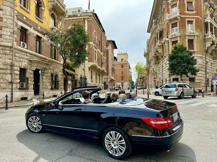 Rome: the Tour of Rome on Convertible. Top 100 Views - Highlights