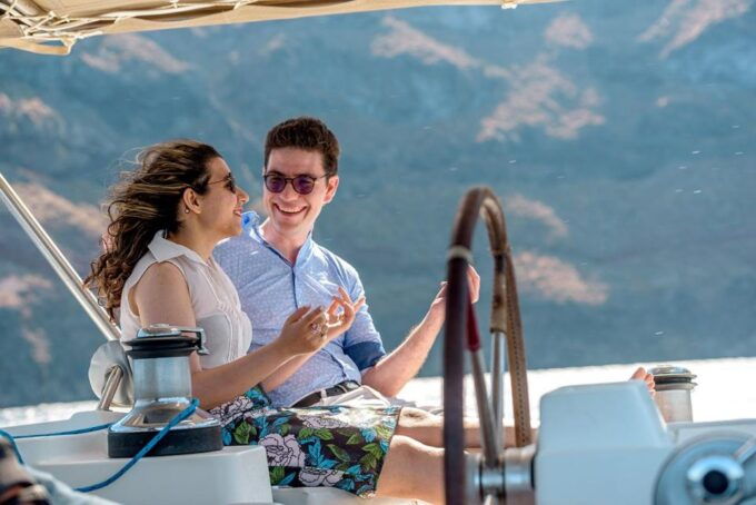 Santorini: Catamaran Cruise With BBQ and Drinks - Options