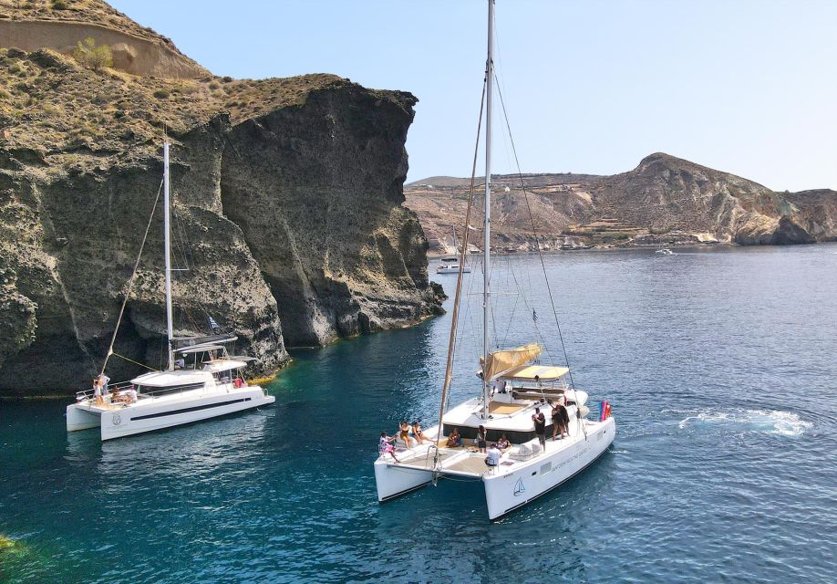 Santorini Catamaran Sunset Tour: Dinner, Drinks & Transfers - Customer Reviews