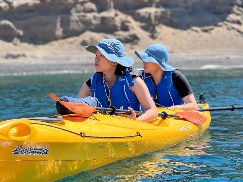 Santorini: Sea Caves Kayak Trip With Snorkeling and Picnic - Booking Information