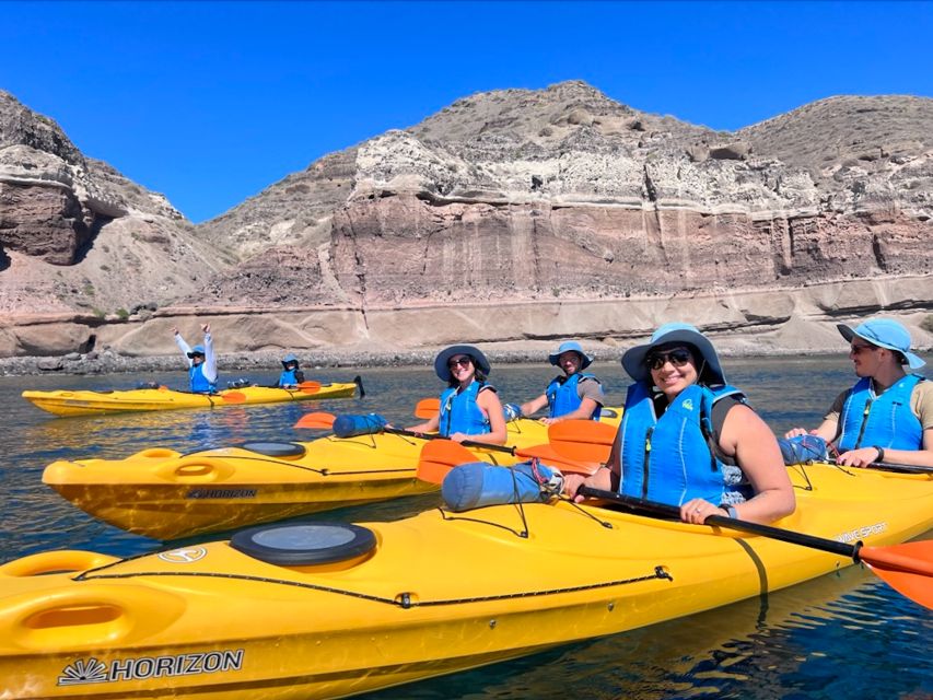 Santorini: Sea Caves Kayak Trip With Snorkeling and Picnic - Essential Requirements