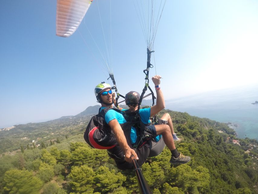 Corfu: Paragliding Tandem Flight Above Pelekas Town - Price