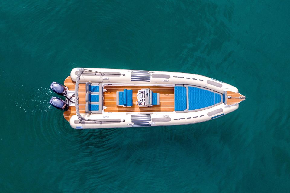 Explore Corfu&Canal DAMOUR With Victoria Boat-Private Tour - Boat Details: Victoria, Built in 2014, Refit in 2022, 9m Length, 28 Knots Cruising Speed, 10 Guests Capacity, 1 Crew Member
