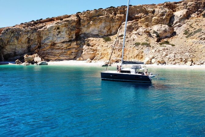 Full Day Yacht Tour in Catamaran Naxos Greece - Local Guide Insights